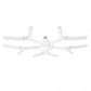 Deformable Snowflake LED Garage Light