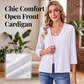 Women's 3/4 Sleeve Open Front Cardigan