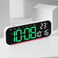 ⌚️LED Display Digital Alarm Clock with Date Temp Weekday