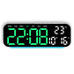 ⌚️LED Display Digital Alarm Clock with Date Temp Weekday