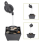 📢📢40% OFF !! ⏰Floating Illusion Teapot Water Fountain Decor