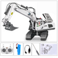 Heavy-Duty Alloy Remote Control Excavator Toy