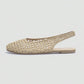 👡🌸 Women's Woven Slingback Sandals – 50% OFF! Chic woven detail, elegant slingback, comfortable flat sole – perfect for work & weekend. 🔥✨