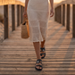 Women's Toe Loop Flat Sandals