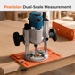 📢📢50% OFF !!⏰Aluminum Alloy Wood Router Slotting Bracket Guide Tool