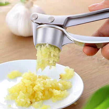 📢📢Buy 1 Get 1 Free !!⏰Garlic Press Masher – Crush Garlic Fast Without Sticky Hands