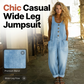 📢📢40% OFF !! ⏰ Sleeveless Wide-Leg Jumpsuit – Breezy Summer Ease ☀️