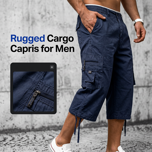 📢📢40% OFF !! ⏰Men's Multi-Pocket Capri Pants