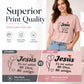 Women's Letter Print Casual Short-Sleeve T-Shirt