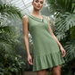 📢📢40% OFF !! ⏰Women's Sleeveless Asymmetric Collar Dress