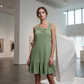 📢📢40% OFF !! ⏰Women's Sleeveless Asymmetric Collar Dress