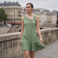 📢📢40% OFF !! ⏰Women's Sleeveless Asymmetric Collar Dress