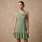📢📢40% OFF !! ⏰Women's Sleeveless Asymmetric Collar Dress