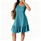 📢📢40% OFF !! ⏰Women's Sleeveless Asymmetric Collar Dress