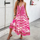 📢📢40% OFF !! ⏰🎉 2026 Sale — Over 32,000 Sold!🐆 Women's Animal Print Backless Halter Maxi Dress 🌴