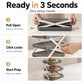 Multi-Layer Space-Saving Kitchen Prep Dish Storage