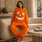Unisex Halloween Pumpkin Hooded Jumpsuit
