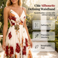 📢📢40% OFF !! ⏰Women's Printed Spaghetti Strap Maxi Dress