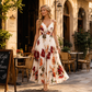 📢📢40% OFF !! ⏰Women's Printed Spaghetti Strap Maxi Dress