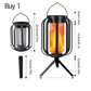 📢📢40% OFF !! ⏰Must-have item for warm ambient vibes！✨️Solar Flickering Flame Lantern