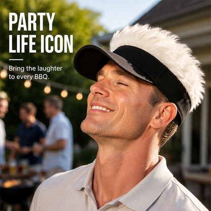 📢📢40% OFF !! ⏰Creative Wig Sun Visor Hat