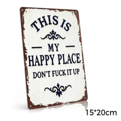 Retro Garden Decorative Metal Tin Sign
