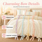 Romantic Pastel Bowknot Bedding Set