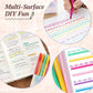 8PCS Dual Tip Curve Highlighter Set