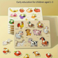 Montessori Wooden Peg Puzzle for Toddlers