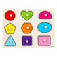 Montessori Wooden Peg Puzzle for Toddlers