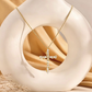 📢📢50% OFF !! ⏰Radiant Cross Necklace – Twisted Chain, Petal Sparkle ✨