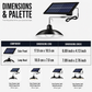 📢📢40% OFF !! ⏰Waterproof Outdoor Solar-Powered Hanging Light