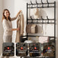 📢📢40% OFF !! ⏰Multi-Functional Entryway Shoe & Coat Rack