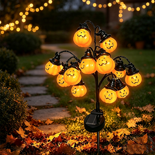 📢📢BUY 3 GET 1 FREE !! ⏰Solar Multi-Head Pumpkin Garden Light