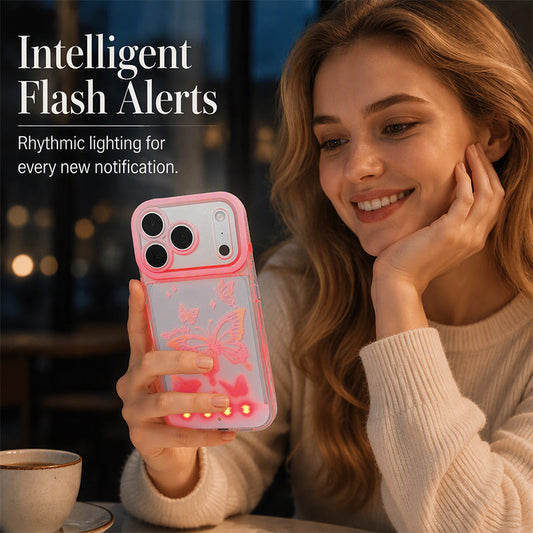 📢📢40% OFF !! ⏰ LED Light-Up Butterfly Phone Case