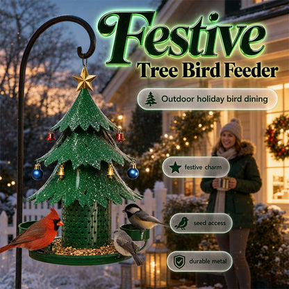 📢📢40% OFF !! ⏰Festive Tree Bird Feeder