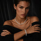 📢📢40% OFF !! ⏰ 2026 Sale — Over 27,100 Sold!✨ Elegant Silver‑Tone Braided Wheat Chain Necklace 🤍