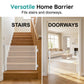 📢📢40% OFF !! ⏰👶No-Drill Adjustable Mesh Pet Gate for Doorways & Stairs🏡