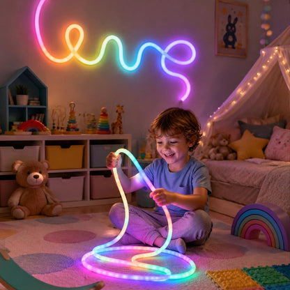 📢📢50% OFF !! ⏰Dragon Scale Woven LED Neon Rope Light