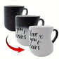 📢📢50% OFF !! ⏰ Color Changing Heart Handle Ceramic Mug for Valentine's Day ☕