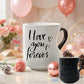 📢📢50% OFF !! ⏰ Color Changing Heart Handle Ceramic Mug for Valentine's Day ☕