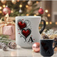 📢📢50% OFF !! ⏰ Color Changing Heart Handle Ceramic Mug for Valentine's Day ☕