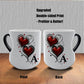 📢📢50% OFF !! ⏰ Color Changing Heart Handle Ceramic Mug for Valentine's Day ☕