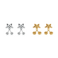 📢📢50% OFF !! ⏰🐱 3D Cute Peeking Cat Stud Earrings – Playful Front-Back Design, Vintage Silver Finish & Lightweight Comfort ✨
