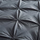 📢📢50% OFF !! ⏰3-Piece Pintuck Pleated Duvet Cover & Pillowcases Set