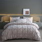 📢📢50% OFF !! ⏰3-Piece Pintuck Pleated Duvet Cover & Pillowcases Set