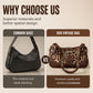 📢📢50% OFF !! ⏰Retro Leopard Print Shoulder Bag for Women 🤎Vintage Style Ladies Crossbody Handbag