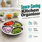 📢📢40% OFF !! ⏰4-Compartment Prep Plate for Kitchen Organization