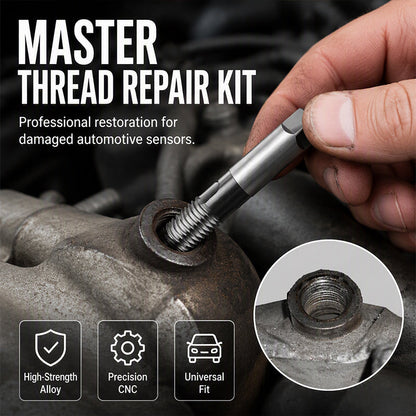 📢📢40% OFF !!⏰ 2026 Sale — Over 23,400 Sold! 🔩 Exhaust Pipe Thread Chaser & Oxygen Sensor Repair Tool