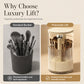 📢📢40% OFF !!⏰Elegant Dustproof Makeup Brush Organize